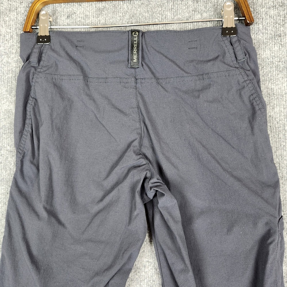 Merrell Cargo Pants Women Dark Gray Opti-Wick UPF 50+ Hiking Outdoor Size 4 - Picture 4 of 11